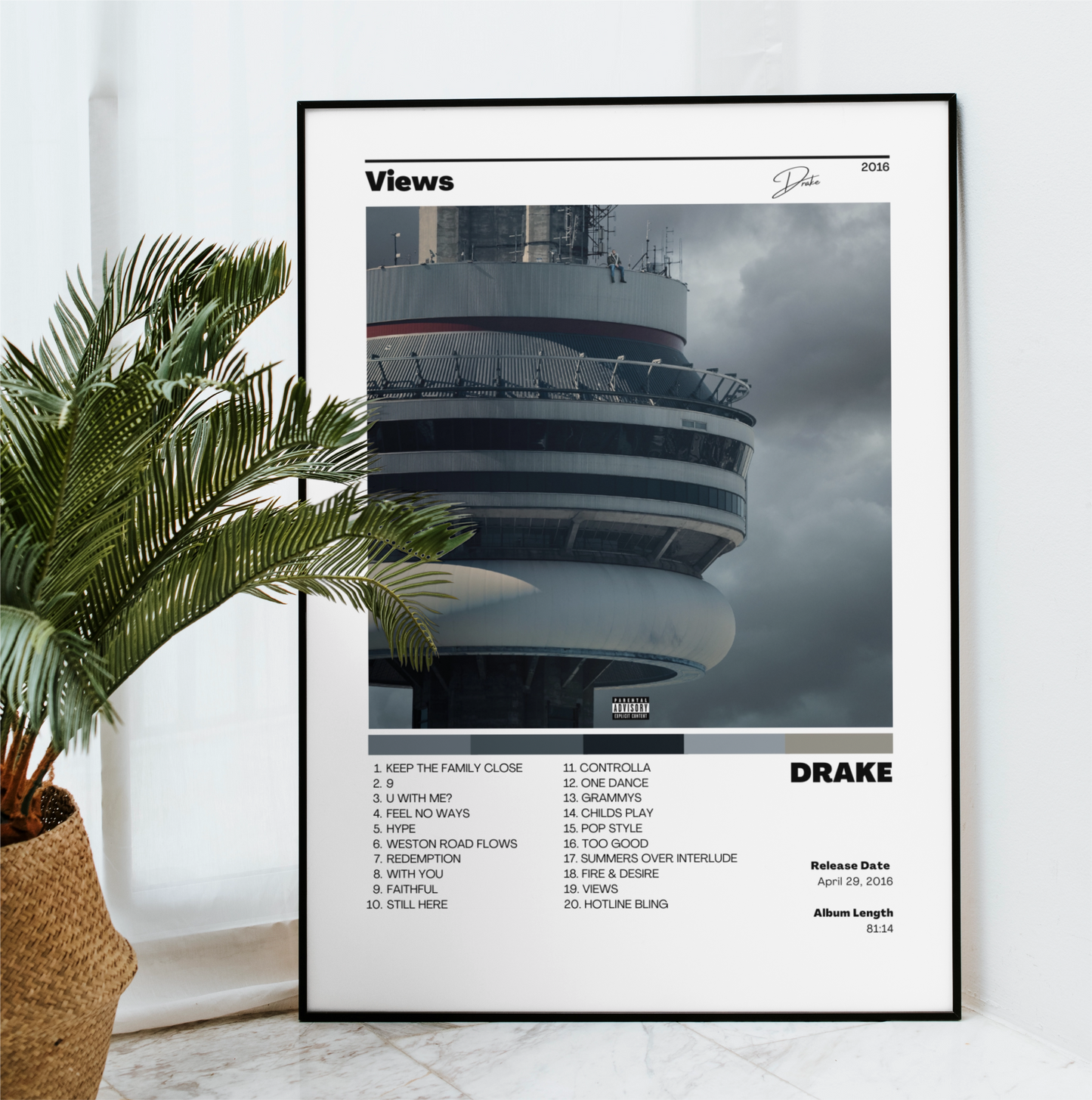 Drake - Views Album Cover Art