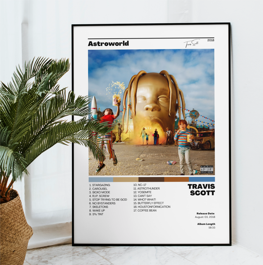 Travis Scott - Astroworld Album Cover Art
