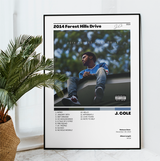 J. Cole - 2014 Forest Hills Drive Album Cover Art