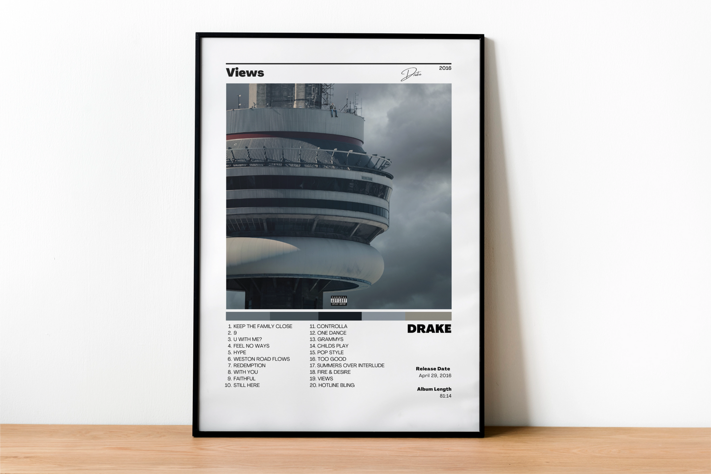 Drake - Views Album Cover Art