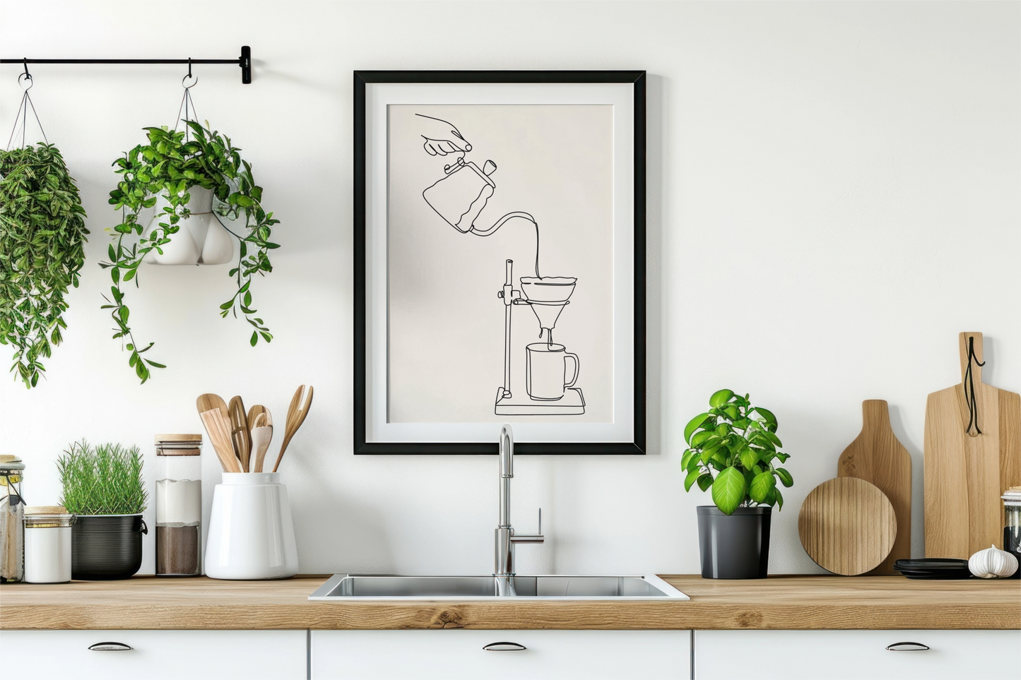 Filter Coffee - Line Art