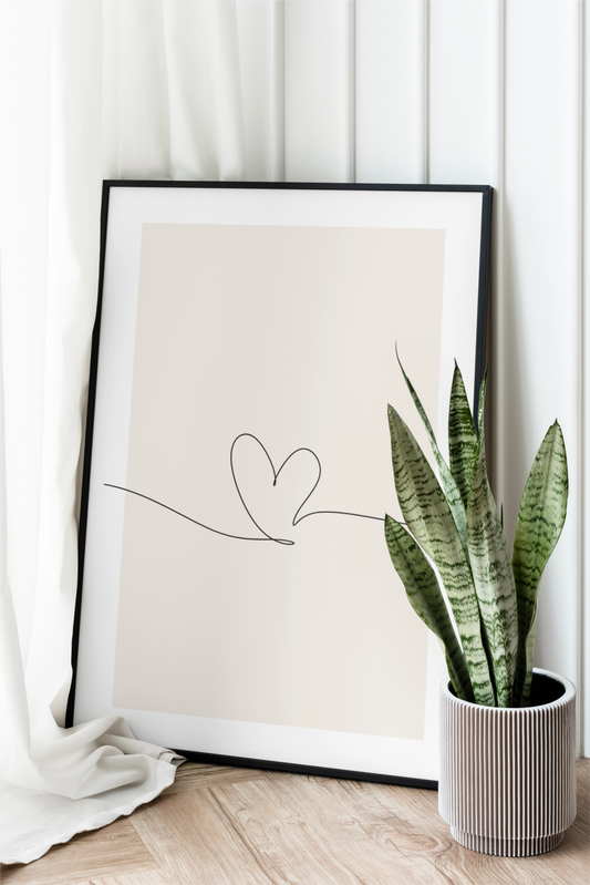 Heart - Line Art